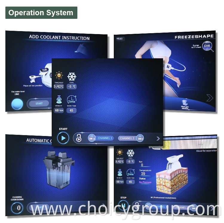 Choicy 360 Degree Fat Freezing Cryotherapy Machine